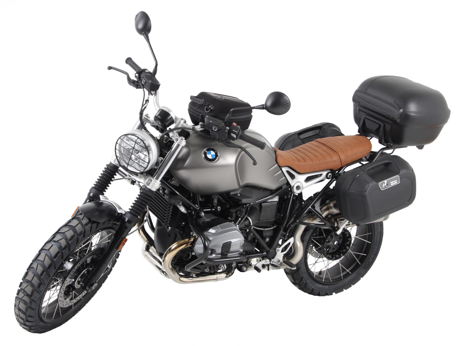 C-Bow Seitenträger schwarz für BMW R nineT Scrambler (16-23) / Urban G/S 40 Years Edition