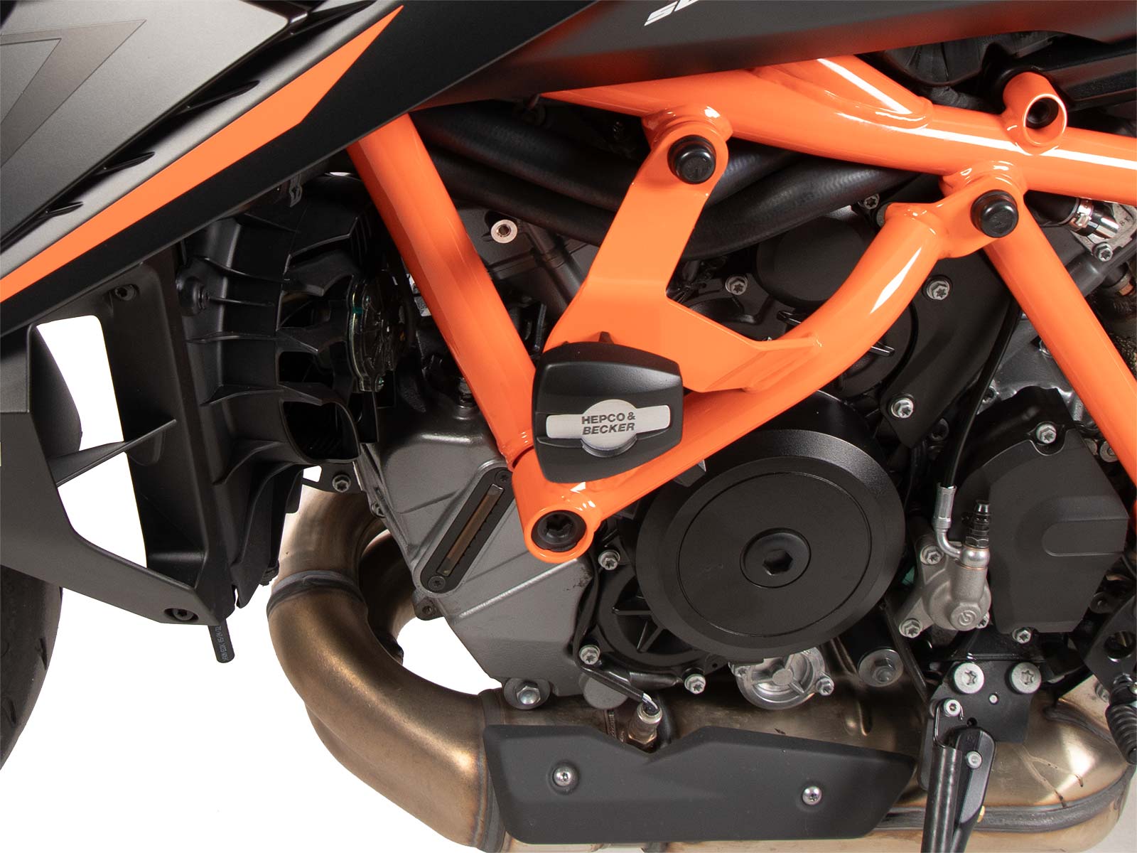 Motorschutzbügel inkl. Protectionpad orange für KTM 1390 Super Duke R / EVO (24-)