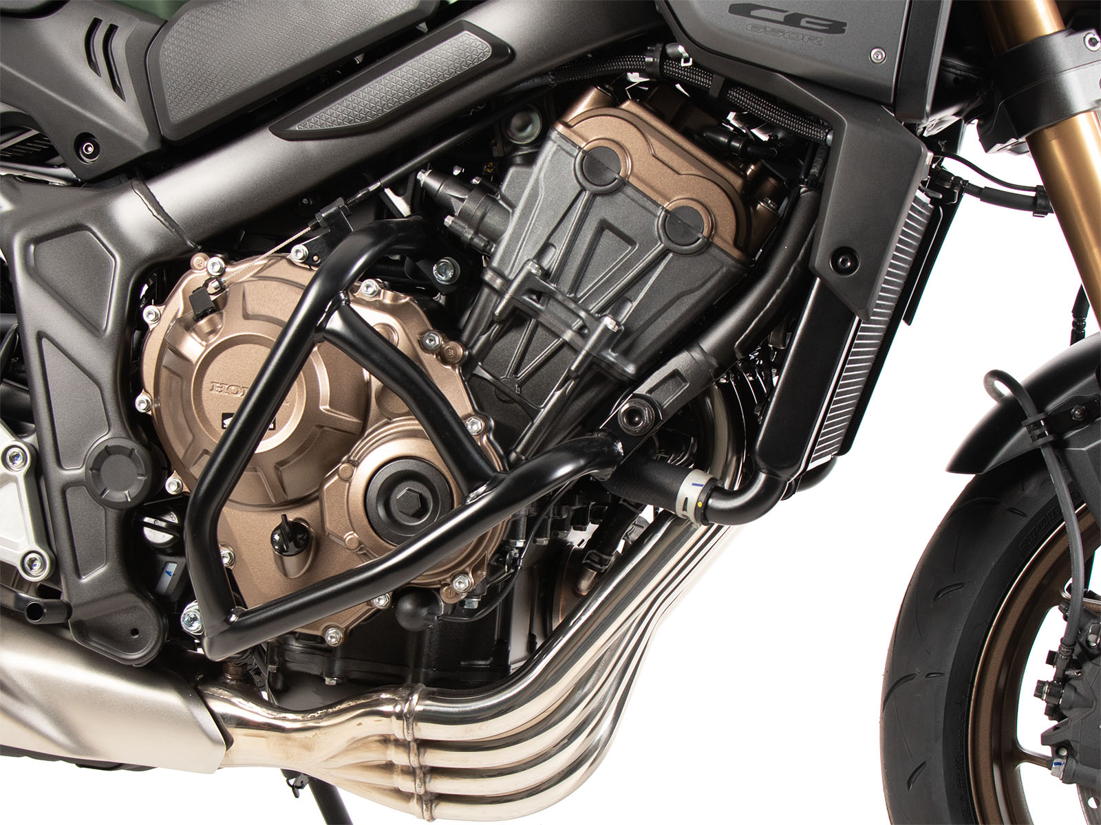 Motorschutzbügel "Solid" schwarz für Honda CB 650 R (24-) Hepco & Becker