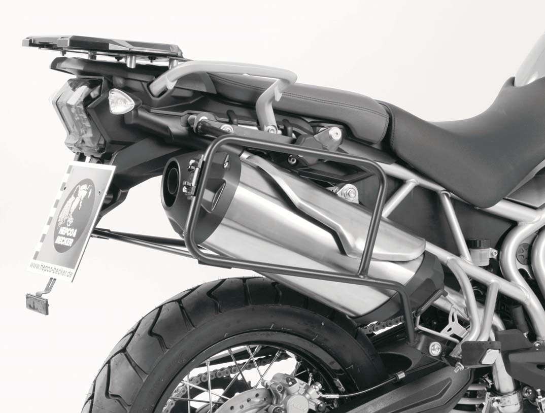 Alurack Topcase-Träger schwarz für Triumph Tiger 800/XC (2010-2014)