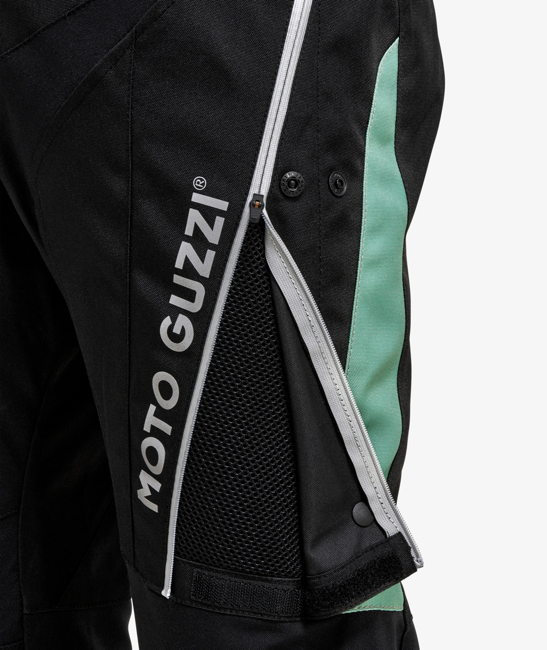 Moto Guzzi Hose „Adventure Touring“ grün inkl. Protektoren