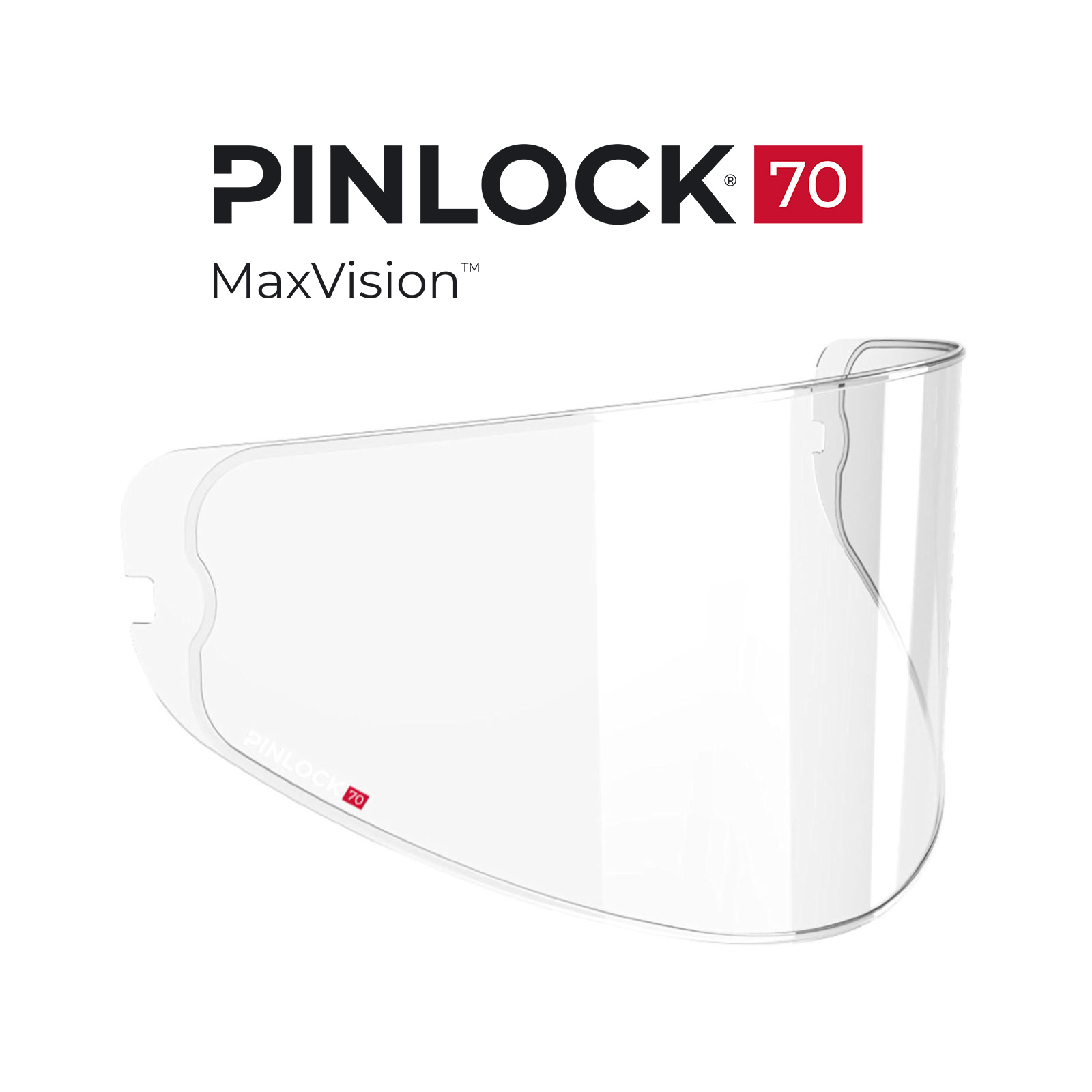 Antifogscheibe Pinlock 70 MaxVision für Caberg Integralhelme
