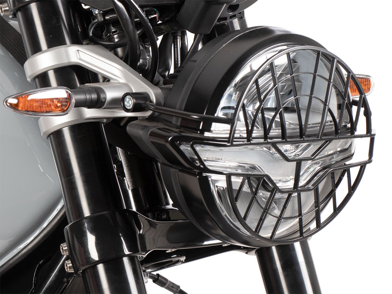 Lampenschutzgitter schwarz für Moto Guzzi V7 850 Special (25- ) Hepco & Becker