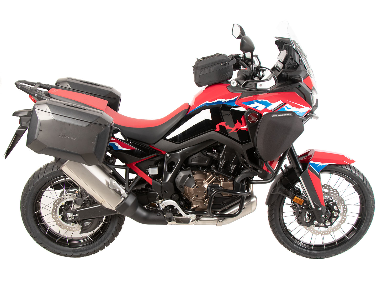 C-Bow Seitenträger schwarz für Honda CRF 1100 L Africa Twin (24-) Hepco & Becker