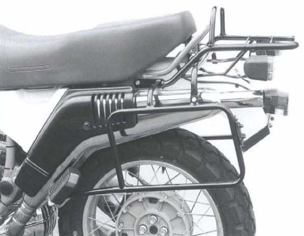 Rohrgepäckbrücke Topcase-Träger schwarz für BMW R 80 GS Basic (1996) Origanal Hepco & Becker