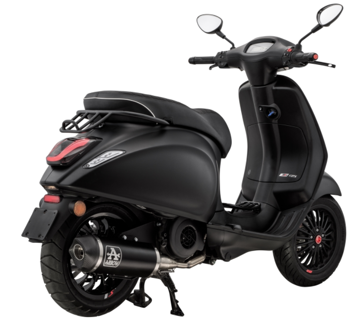 Gepäckträger/Soziushaltebügel schwarz matt für Vespa Primavera/​Sprint 50-150ccm 2T/​4T AC