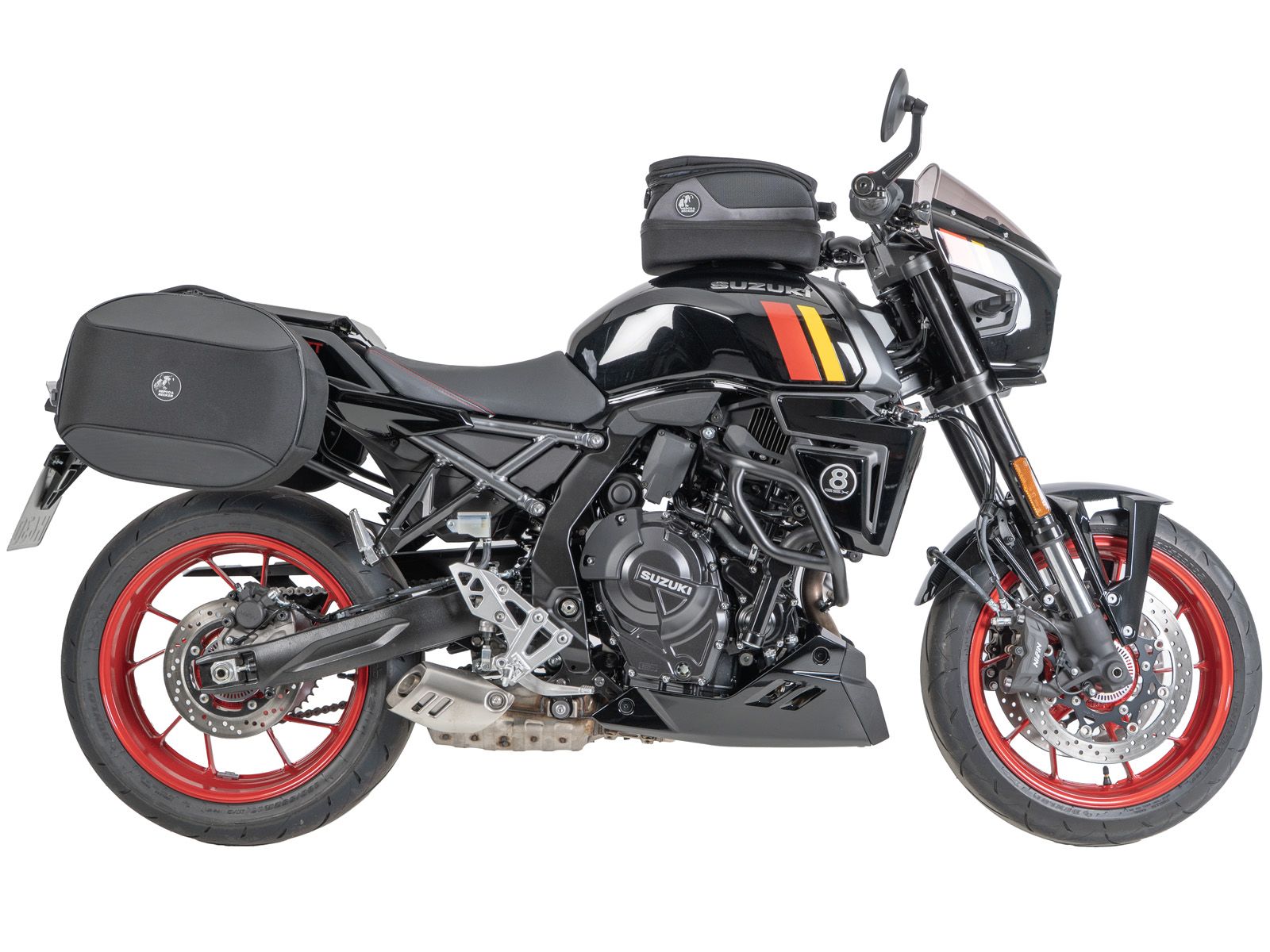 C-Bow Seitenträger schwarz für Suzuki GSX-8TT (25-) Hepco & Becker
