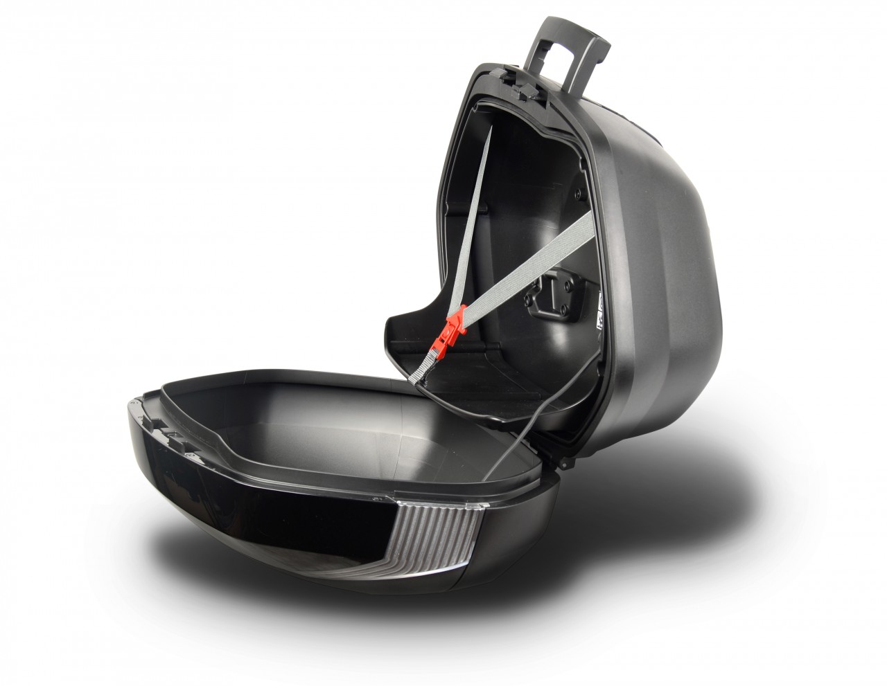 Shad Seitenkoffer Satz SH36, schwarz mit Carbon-Look Abdeckung, 36l