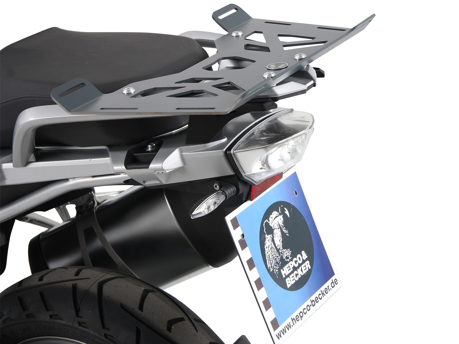 Gepäckbrückenverbreiterung anthrazit für BMW R 1250 GS (19-23) Hepco & Becker