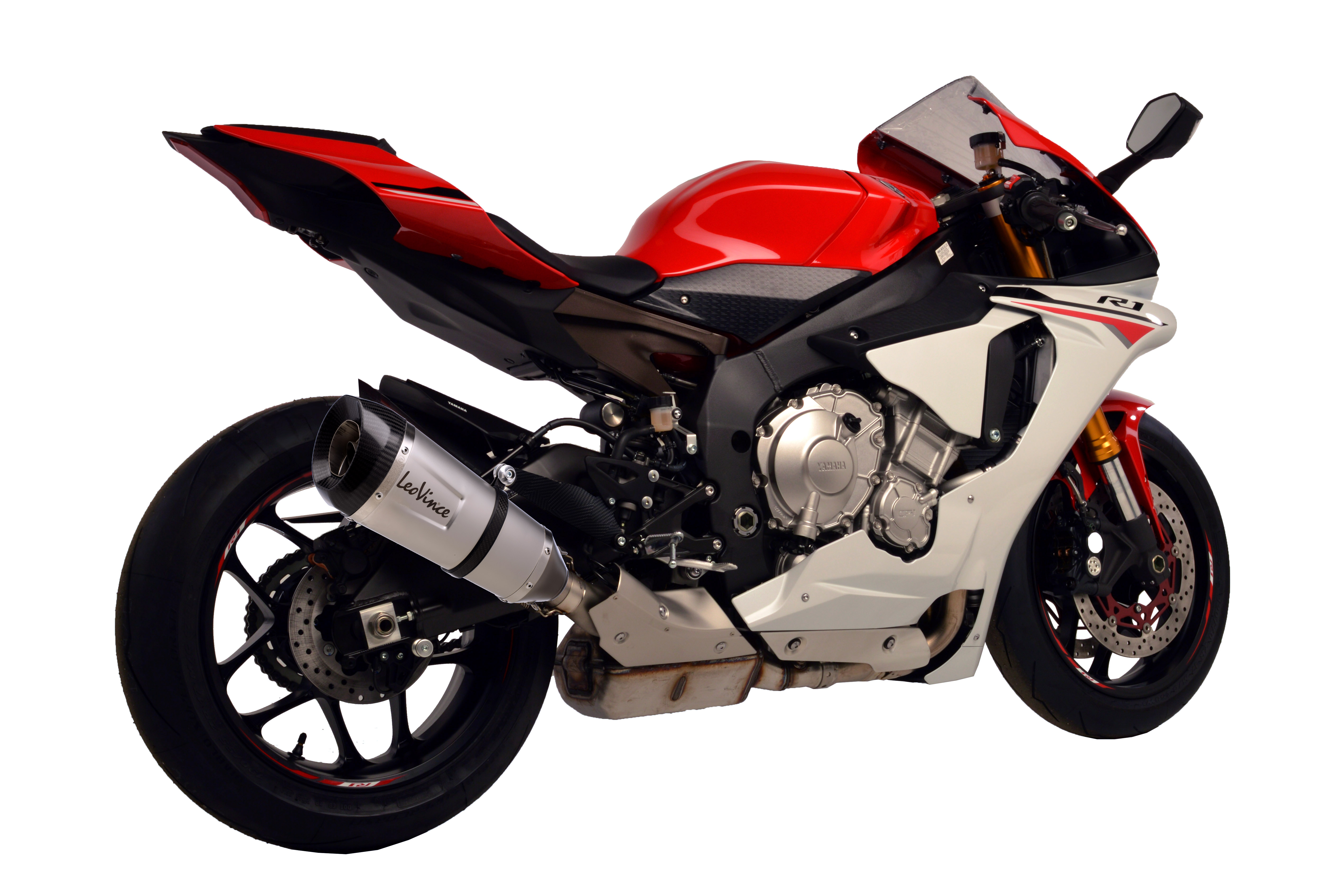 LeoVince Auspuffanlage Factory S, Edelstahl, Slip On für Yamaha YZF-R1 / M (Bj.15-16)