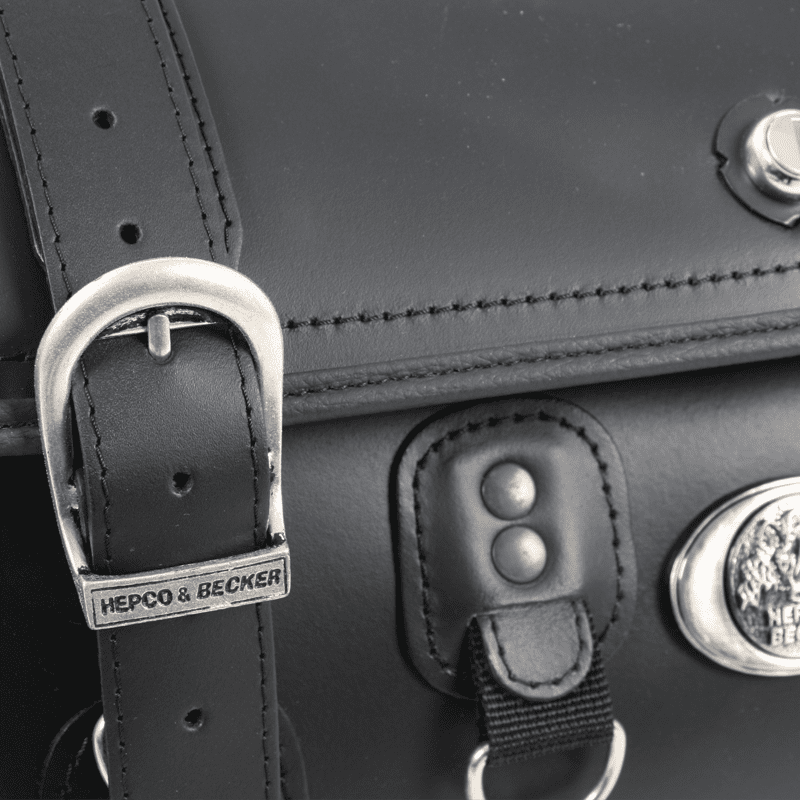 Leder-Handbag Buffalo 33 Liter schwarz Hepco & Becker