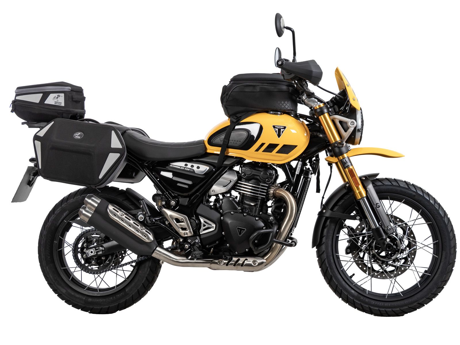 Smartrack Heckträger schwarz für Triumph Scrambler 400 XC (25-) Hepco & Becker
