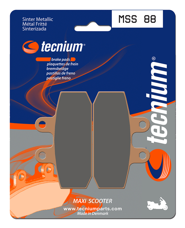 Tecnium Maxi Scooter Sintermetall Bremsbeläge - MSS88