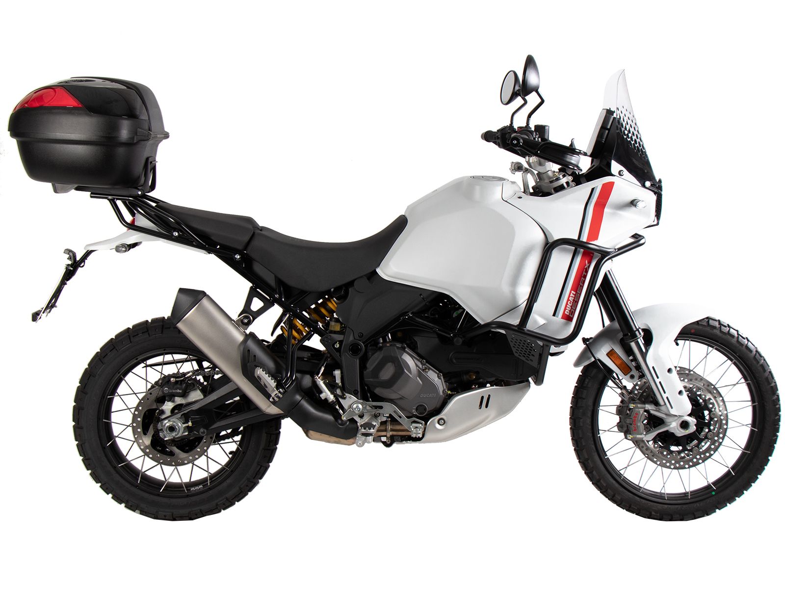 Alurack Topcase-Träger für Ducati DesertX (22-) Hepco & Becker