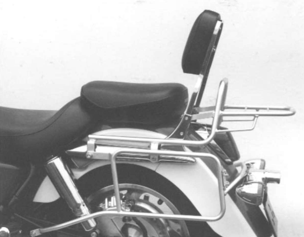 Rohrgepäckbrücke Topcase-Träger chrom für Honda F6C Custom (97-03) Hepco & Becker