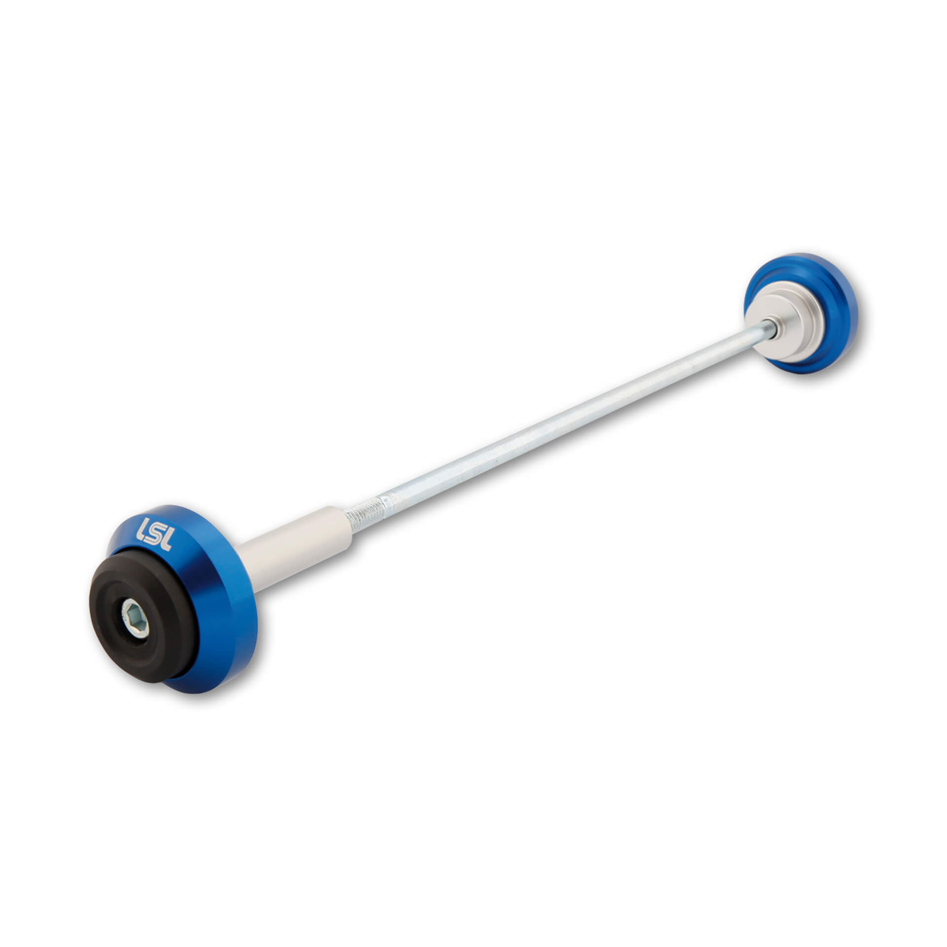 LSL Achs Ball GONIA Ducati Scrambler, blau, vorn