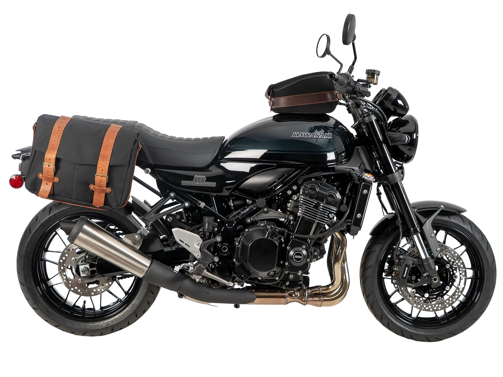 C-Bow Seitenträger schwarz für Kawasaki Z 900 RS /Black Ball Edition (26-) Hepco & Becker