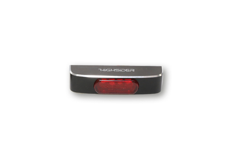 HIGHSIDER pro Conero T2 LED Rücklicht Schwarz/Rot E-Geprüft (1Stck)