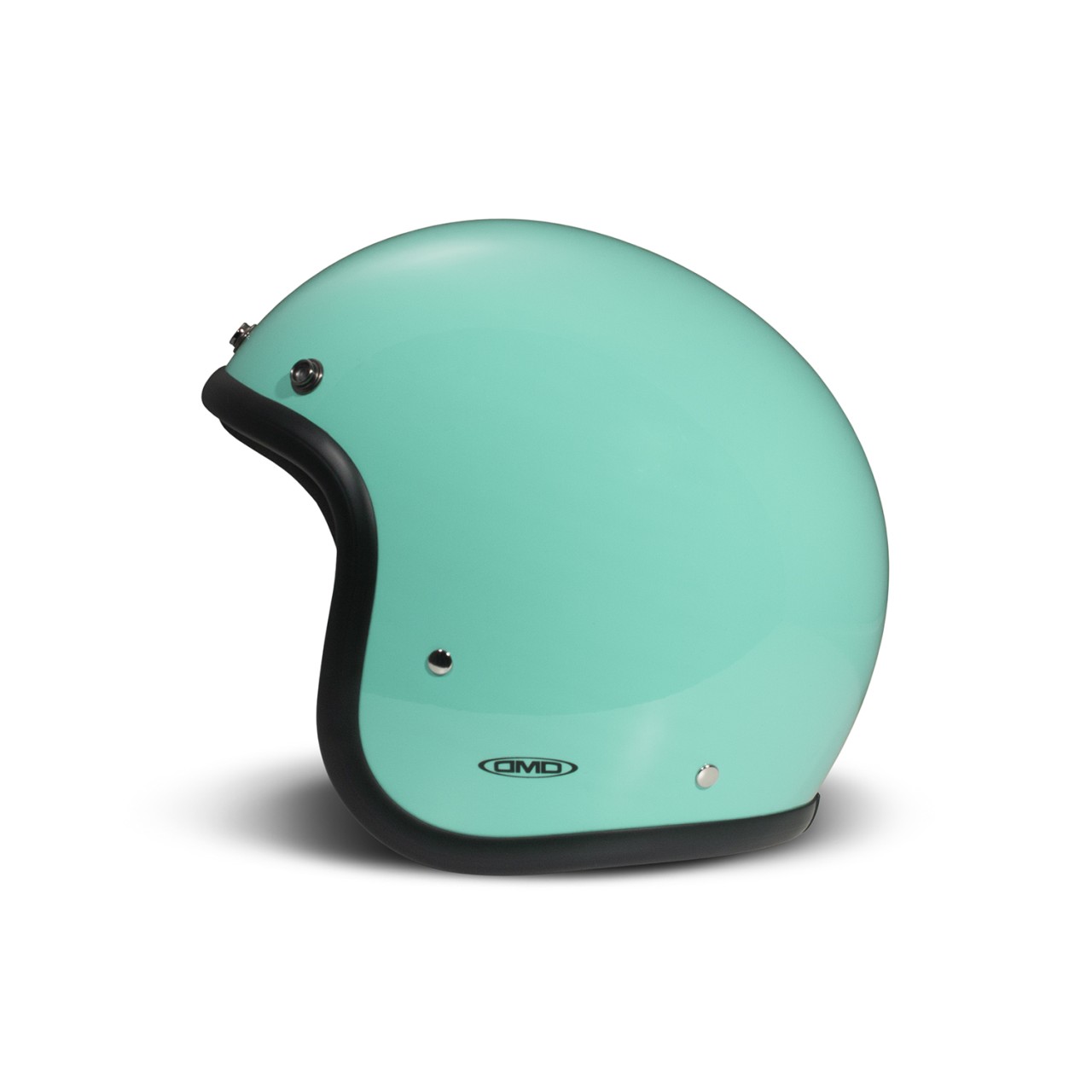 DMD Jethelm Retro, türkis, glänzend, Turquoise, Fiberglas, ECE 22.06