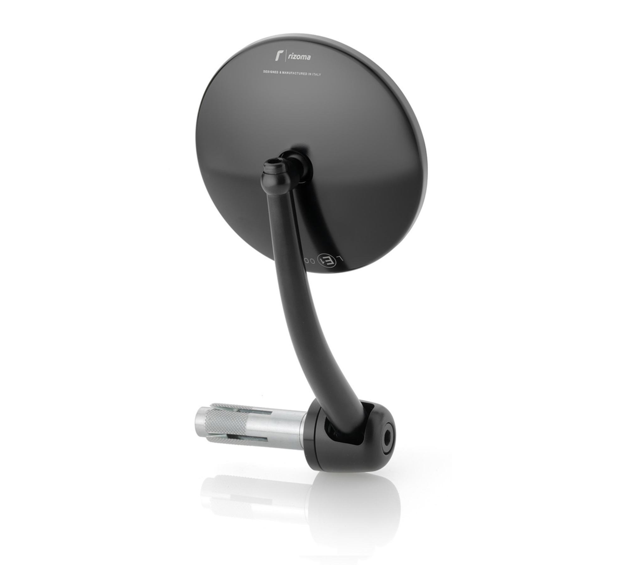 Lenkerendenspiegel RIZOMA "SPIRIT RS" für Vespa LX/​LXV/​S/​GTS/​GTS Super/​GTV/​GT, schwarz