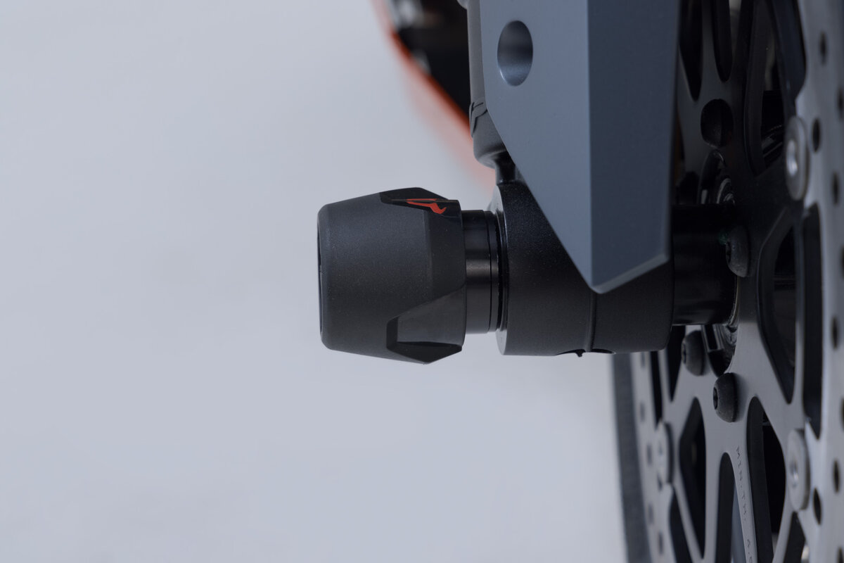 SW-Motech Sturzpad-Kit für Vorderachse schwarz für KTM Modelle