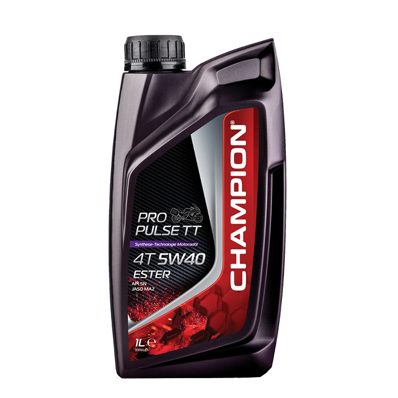 CHAMPION®  Pro Pulse TT 4T 5W-40 Ester Motoröl - 1 Liter