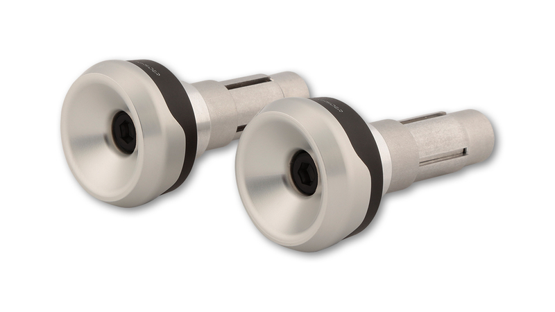 HIGHSIDER pro Akron-XS Lenkergewichte Silber (Paar)