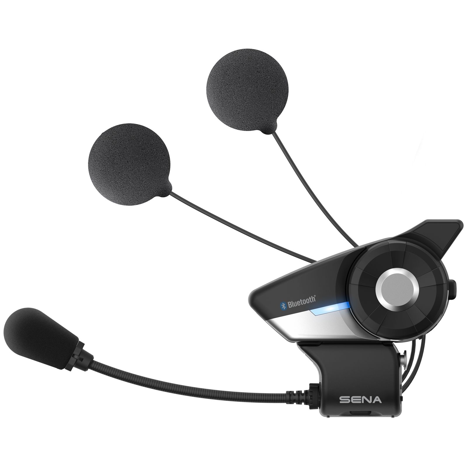 SENA 20S Evo Einzelset inkl. HD-Lautsprecher- Bluetooth Kommunikationssystem für Motorräder