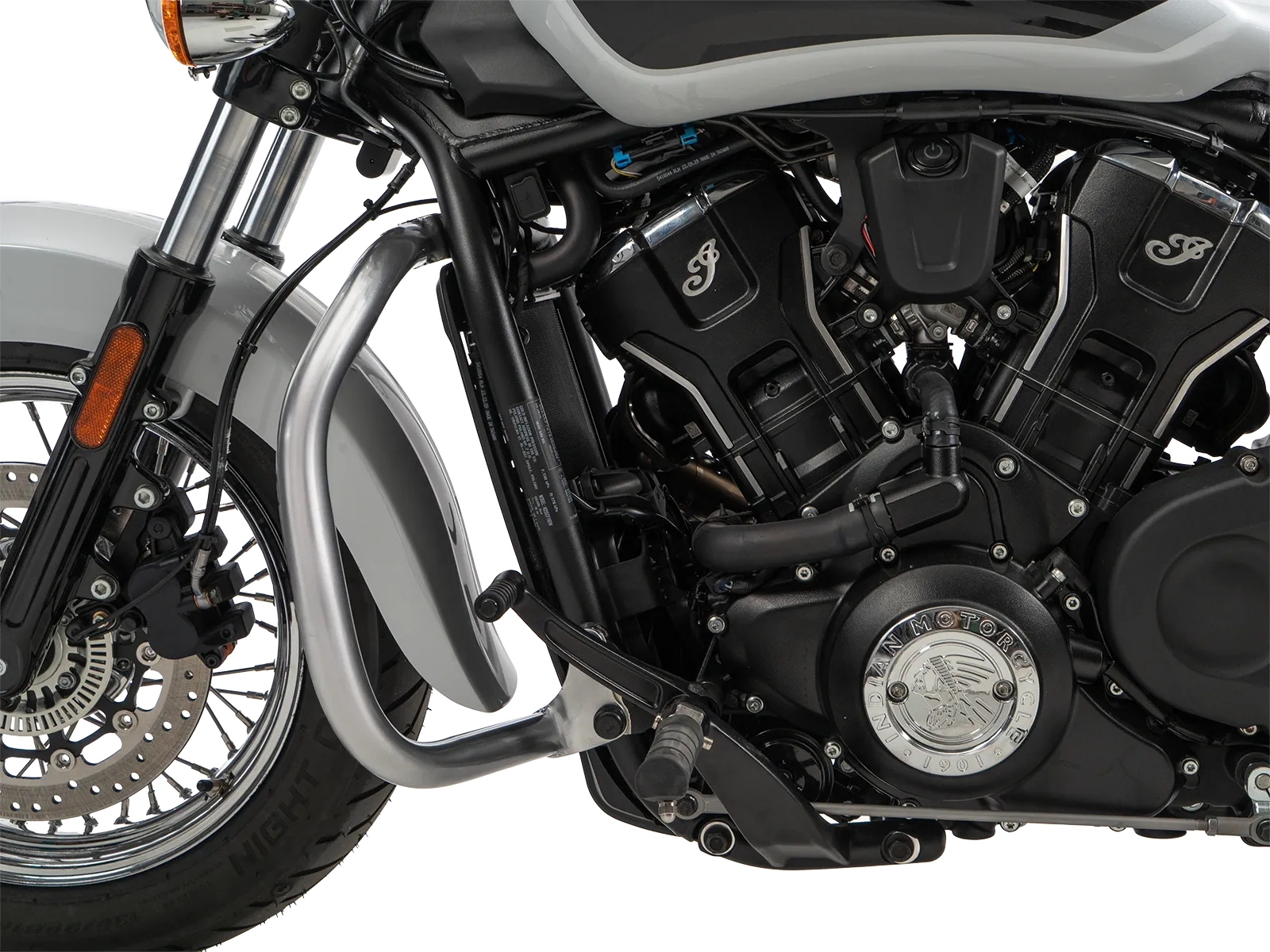 Motorschutzbügel chrom für Indian Scout Bobber 1250 (25-) Hepco & Becker