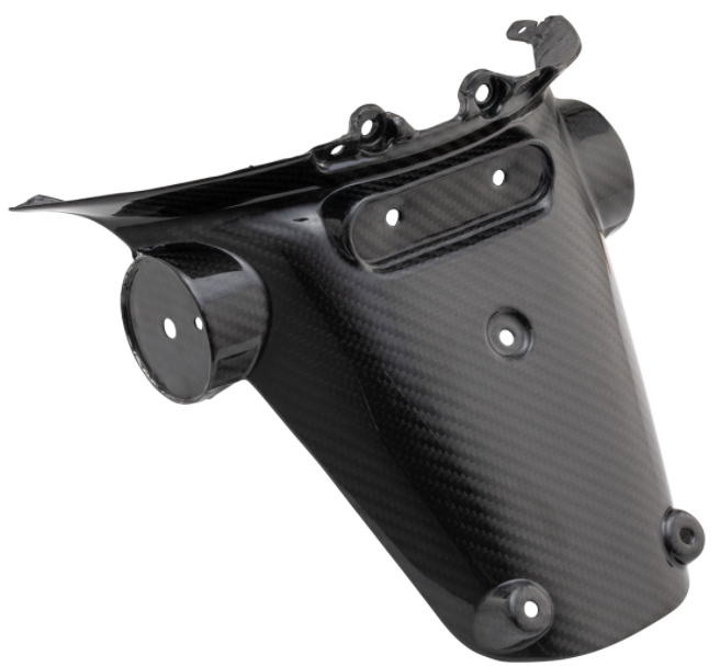 Nummernschildhalter für Vespa Primavera/​Sprint 50-150ccm, Carbon