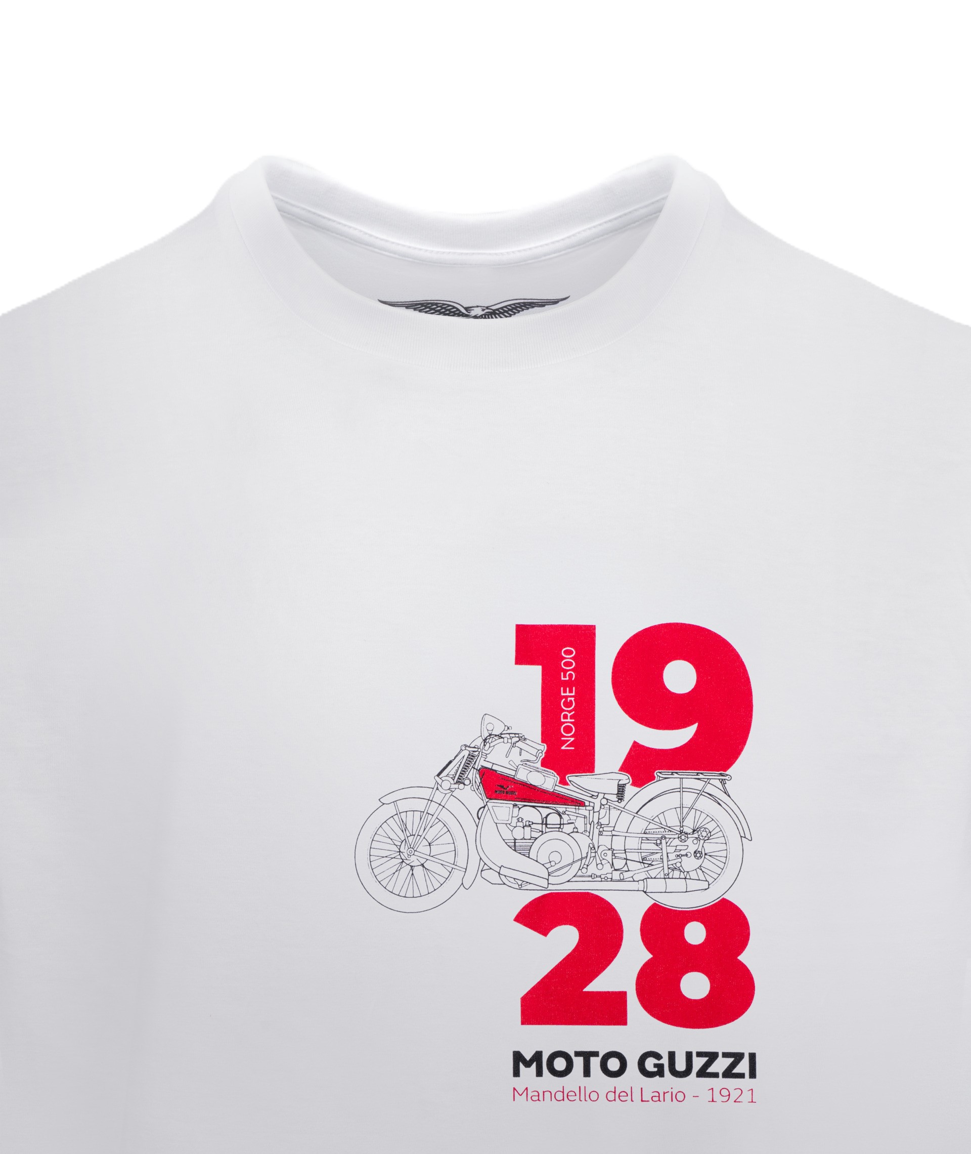 Herren T-Shirt Norge "Moto Guzzi Mandello"