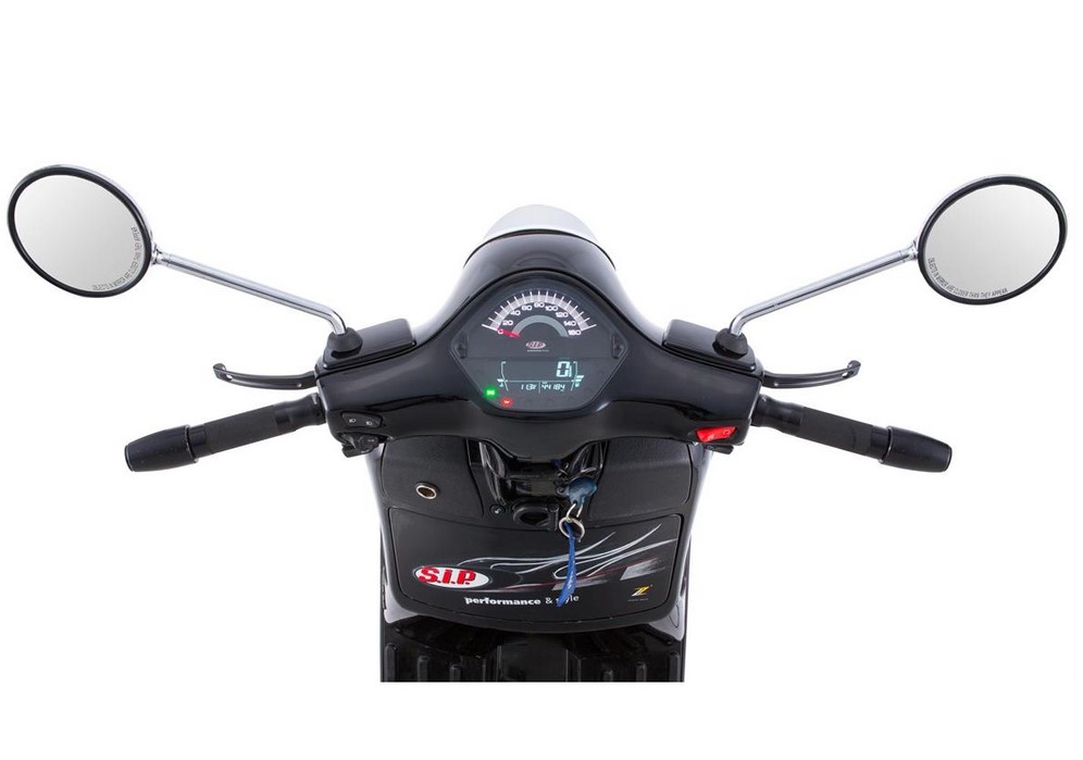 Drehzahlmesser/Tacho für Vespa GTS/​GTS Super 125-300ccm ('14-'16), schwarz