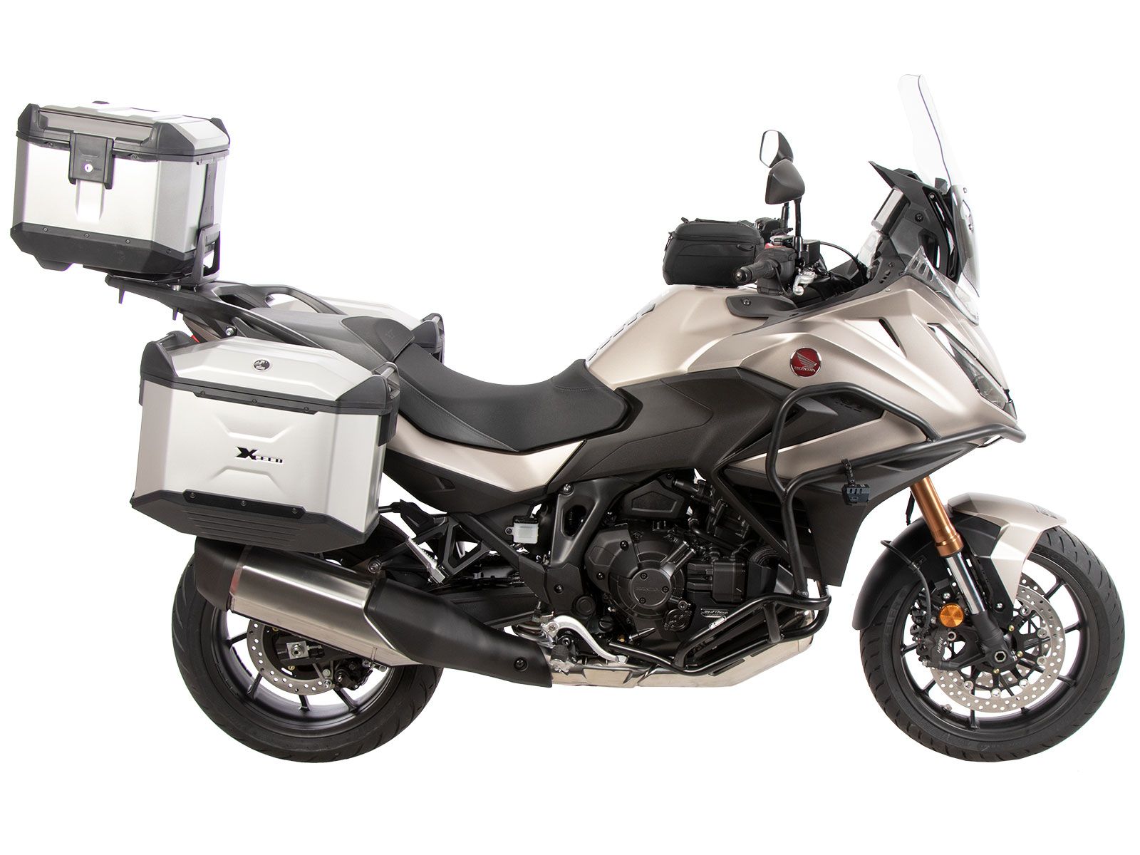 Seitenkofferträger festverschraubt schwarz für Honda NT 1100 / DCT / ES (25-) Original Hepco & Becke