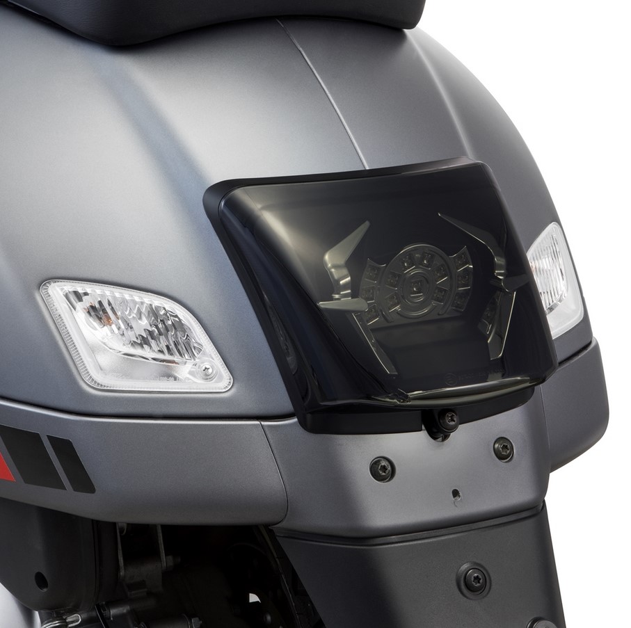 Rahmen Rücklicht Conversion für Vespa GTS/​GTS Super/​GTV 125-300ccm ('14-'18), schwarz matt