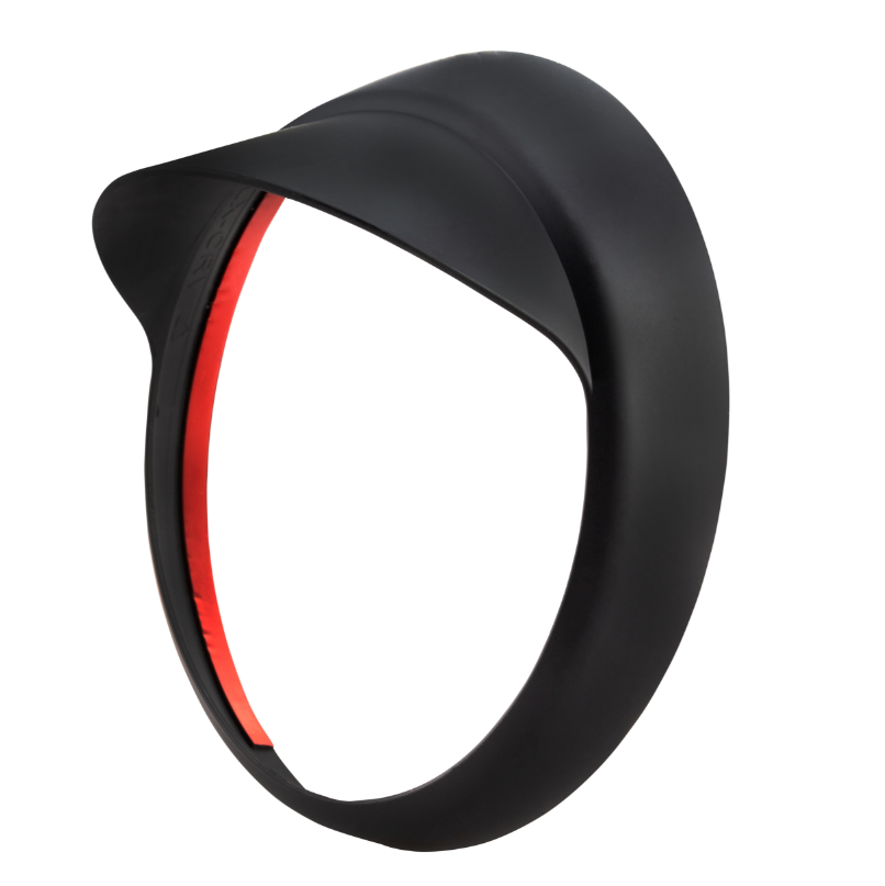 Lampenring mit Lampenschirm für Vespa LX 50-150ccm, schwarz matt