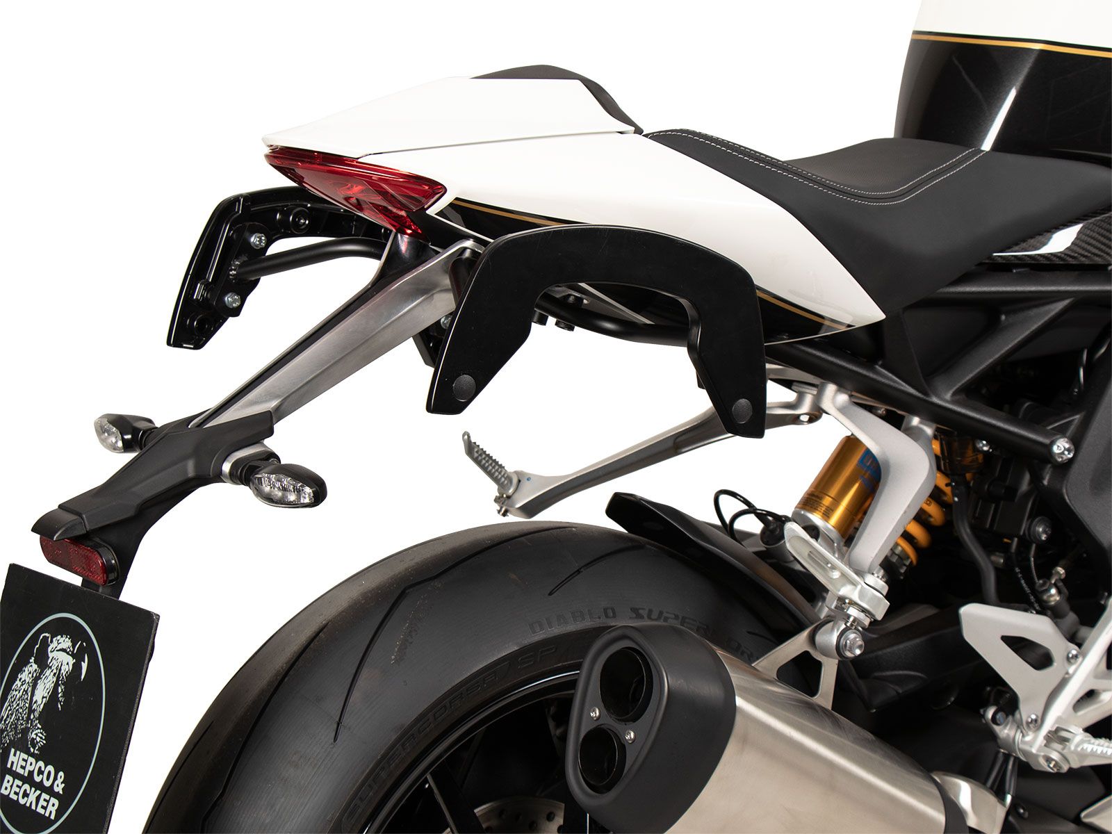 C-Bow Seitenträger schwarz für Triumph Speed Triple 1200 RS /RR (21-)  Hepco & Becker