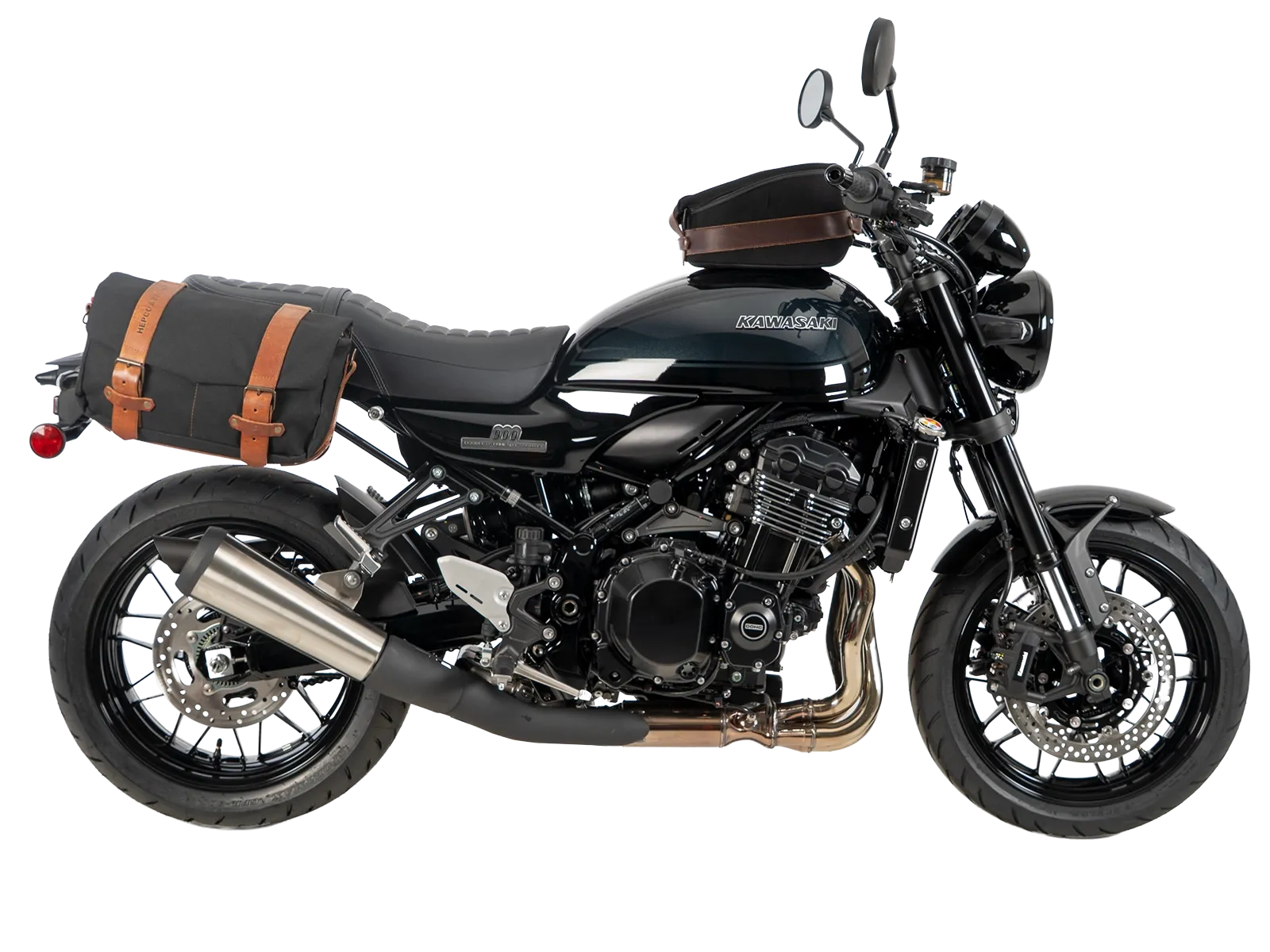 C-Bow Seitenträger schwarz für Kawasaki Z 900 RS /Black Ball Edition (26-) Hepco & Becker