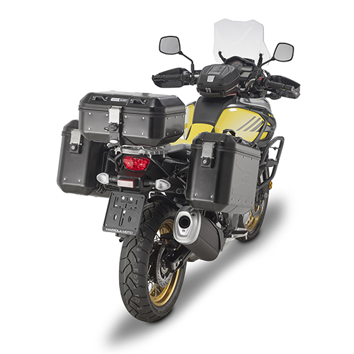 Trekker 30 Dolomiti MONOKEY Topcase / Seitenkoffer Aluminium schwarz Givi