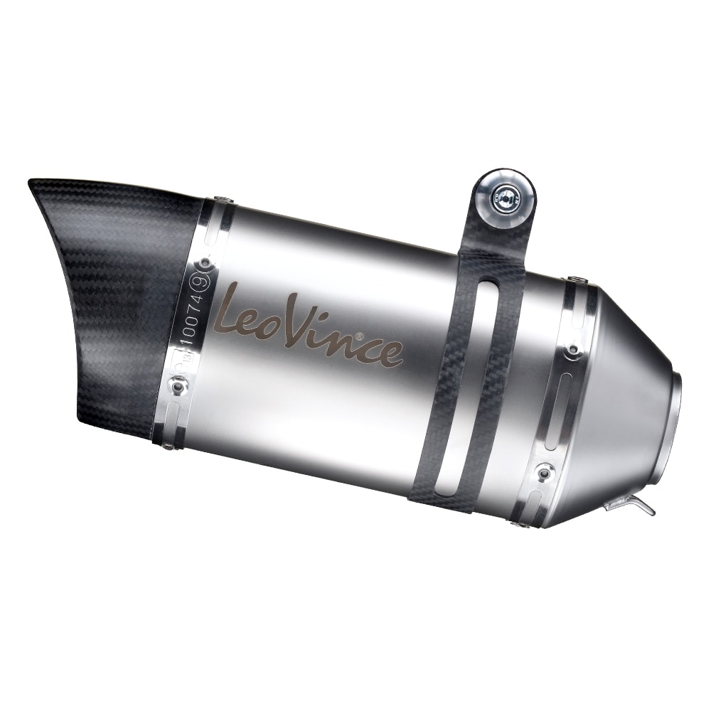 LeoVince Auspuffanlage LV Pro, Edelstahl, Slip On für Triumph Street Triple 765 S /RS (18-21), Euro4