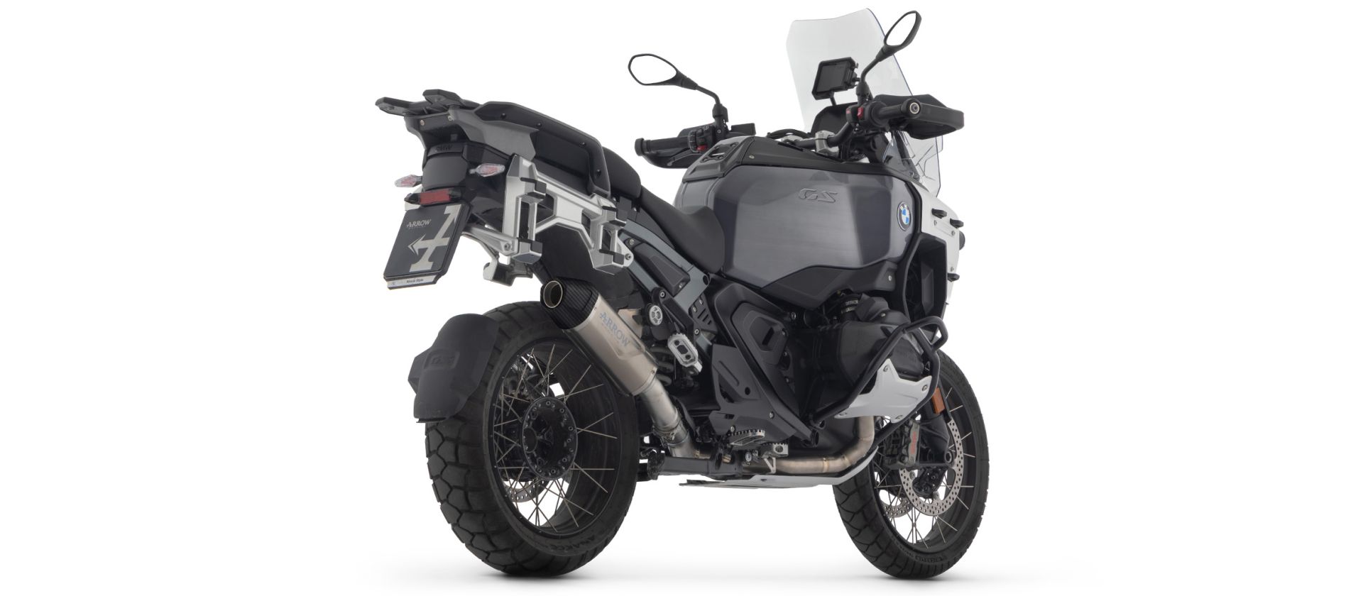 ARROW Auspuff INDY RACE EVO DARK Aluminium schwarz für BMW R 1300 GS /R 1300 R /R 1300 RS