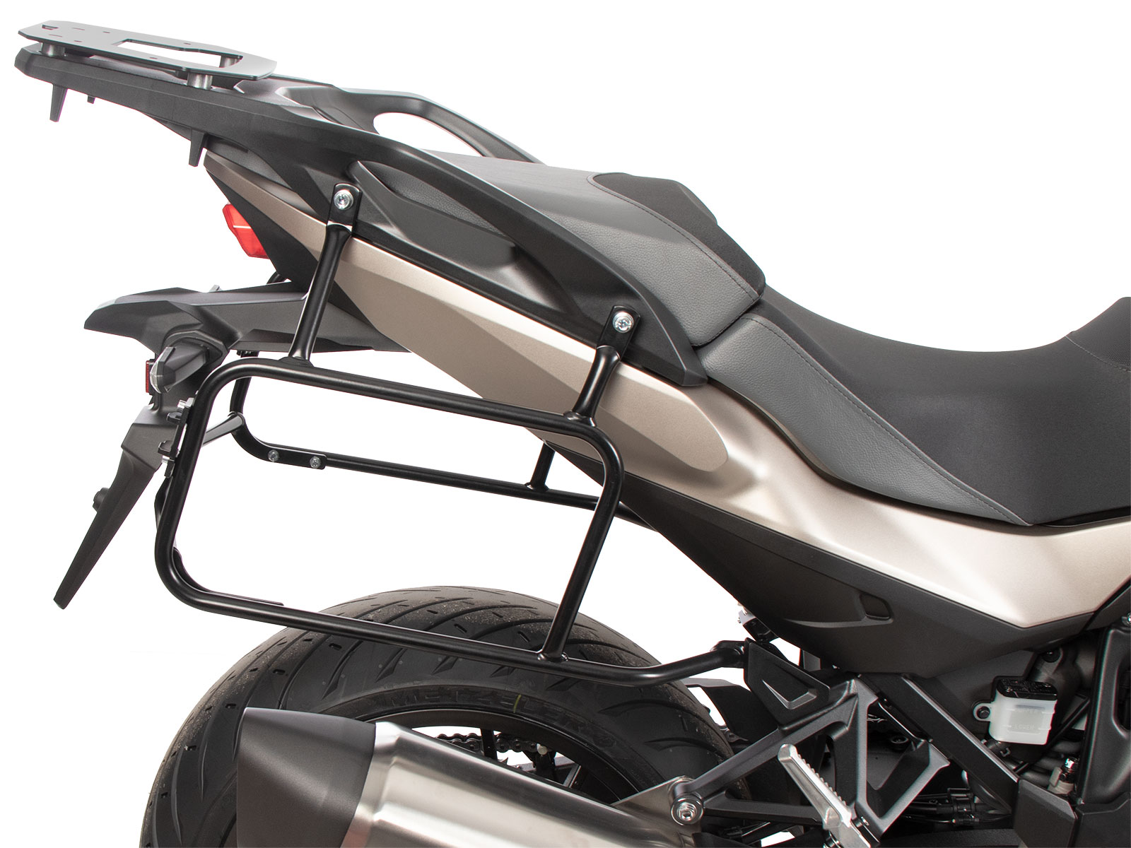 Seitenkofferträger festverschraubt schwarz für Honda NT 1100 / DCT / ES (25-) Original Hepco & Becke