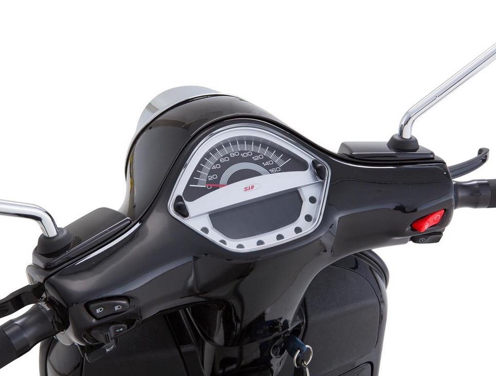 Drehzahlmesser/Tacho für Vespa GTS/​GTS Super/​GTS SuperSport, i.e., 125-300ccm (-'14), silber