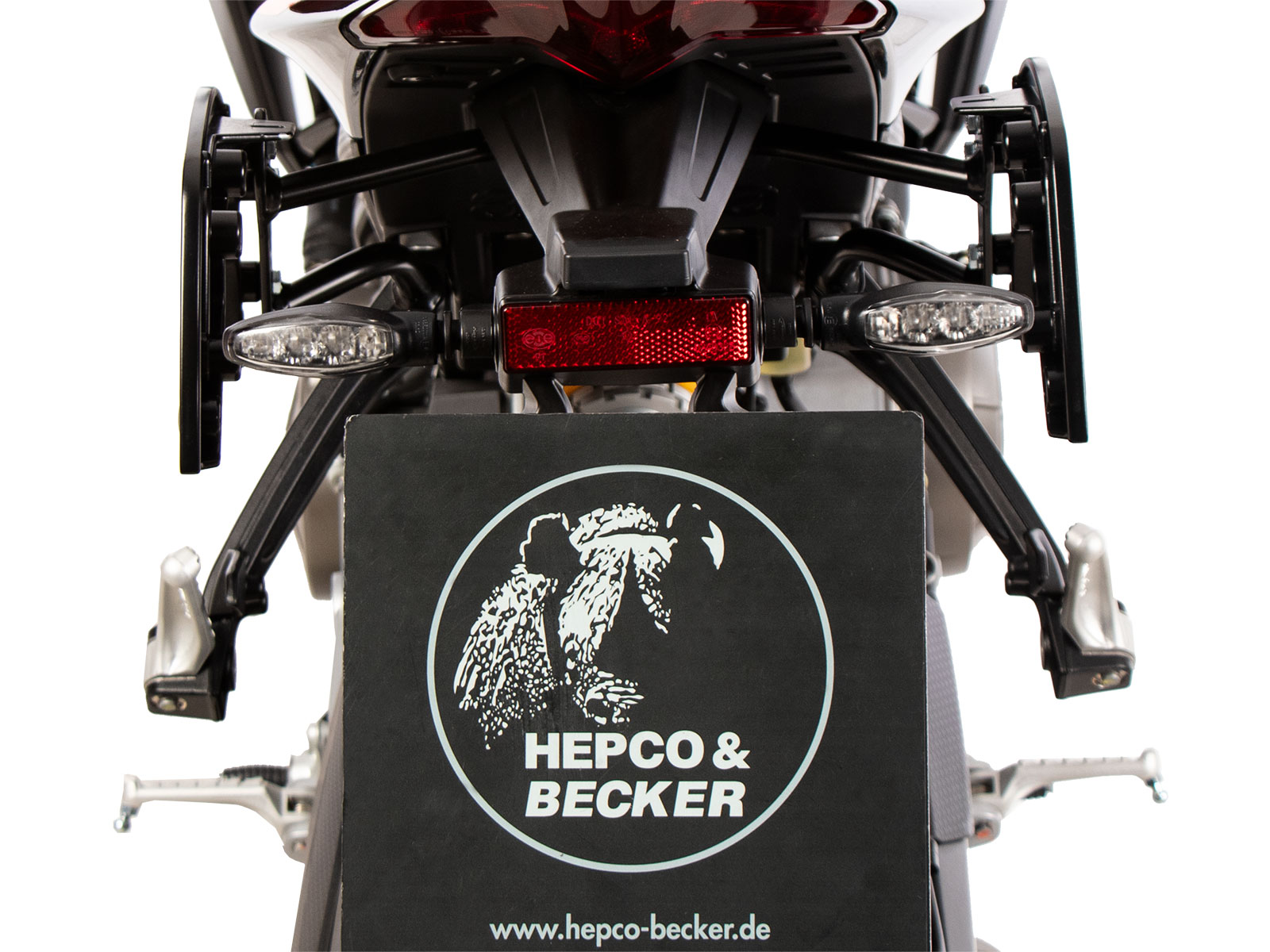 C-Bow Seitenträger schwarz für Aprilia Tuono 660 Factory (22-) Hepco & Becker