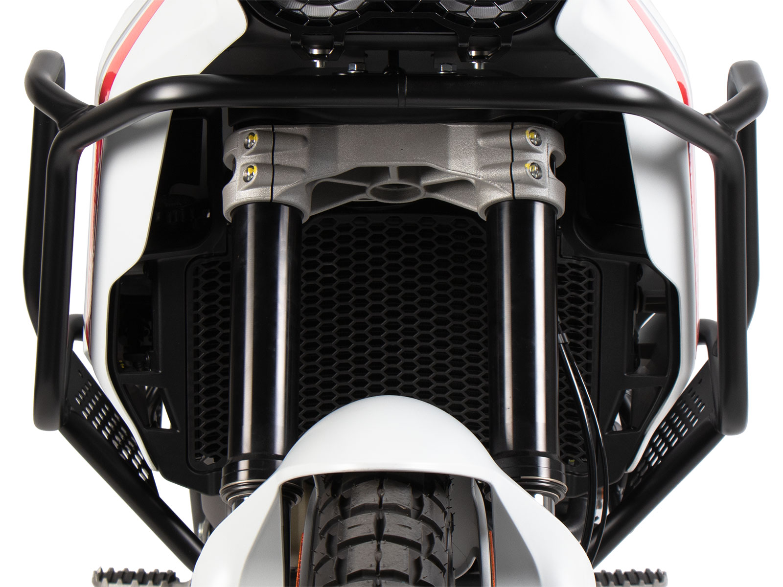 Tankschutzbügel schwarz für Ducati Desert X Rally (24-) Hepco & Becker