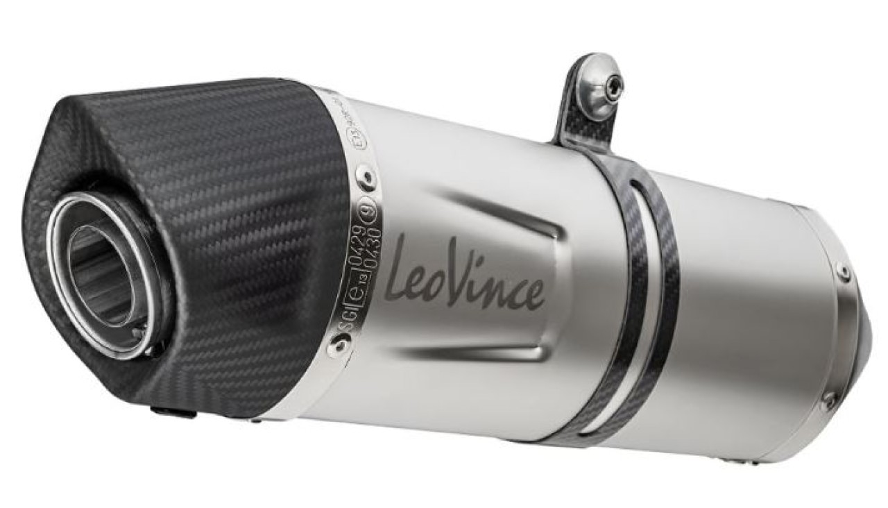 LeoVince Endschalldämpfer LV One Evo Slip On Edelstahl für CF Moto / Husqvarna / KTM