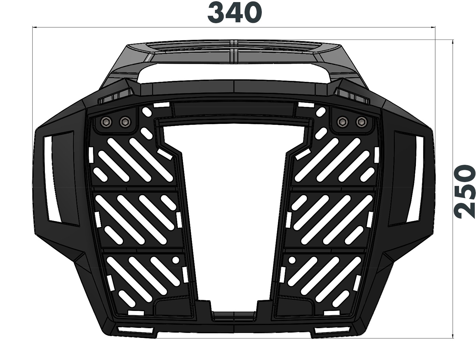 Alurack Topcase-Träger für BMW F 900 XR (20-24) Hepco & Becker