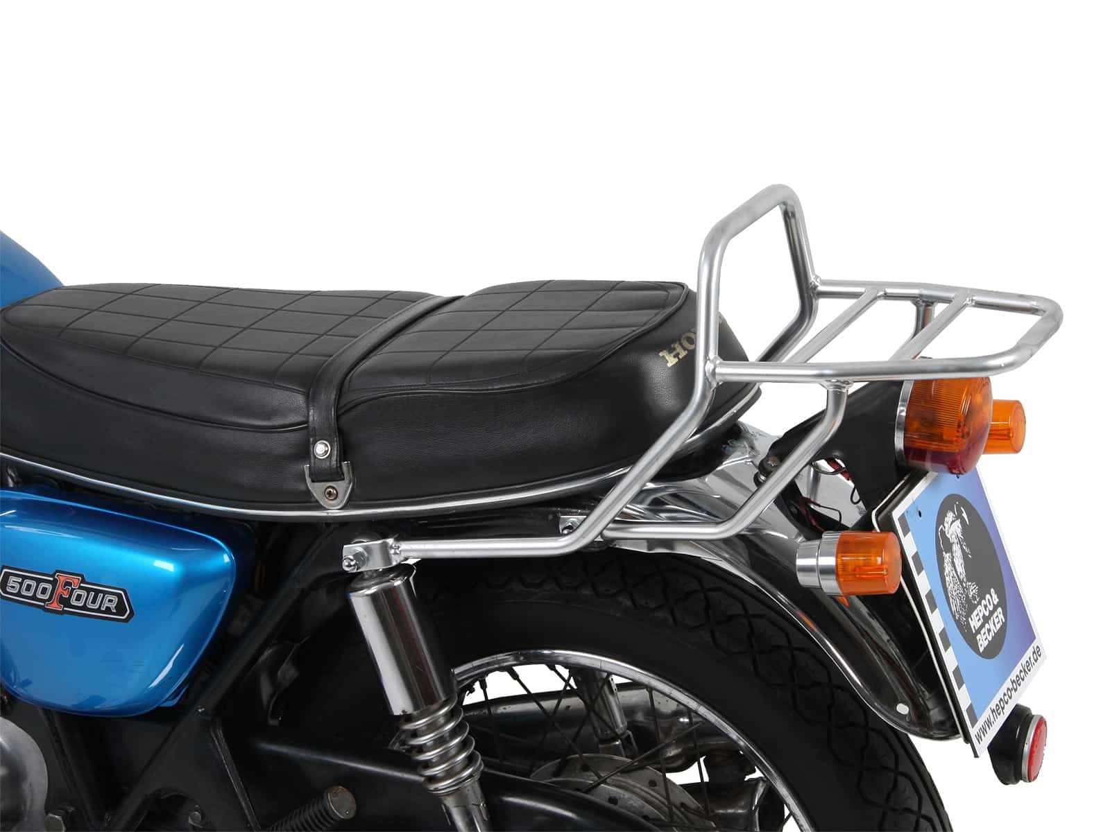 Rohrgepäckbrücke Topcase-Träger chrom für Honda CB 500 / 550 Four (71-78) Hepco & Becker