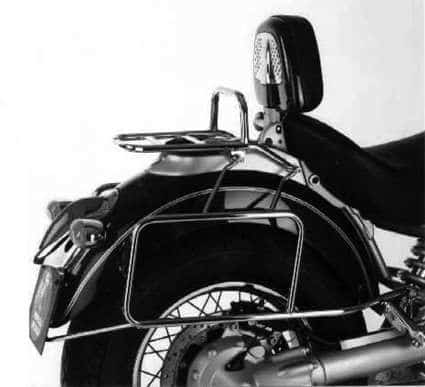 Rohrgepäckbrücke Topcase-Träger chrom für 1-Mann-Sitzbank für BMW R 1200 C (97-04)