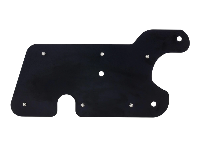 Auspuffblende Schwingarm für Vespa GTS/​GTS Super 125/​150ccm 4T LC iGet (Euro4), schwarz/silber