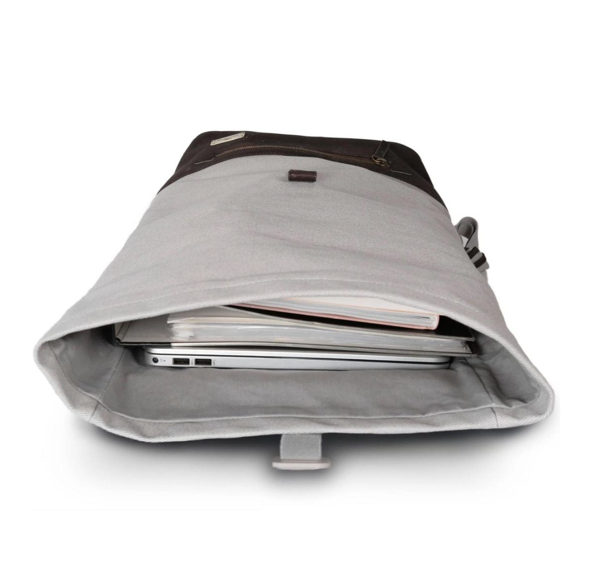 Rucksack Sperling VESPA-Rider Night "SIP Edition" - grau/Kork braun